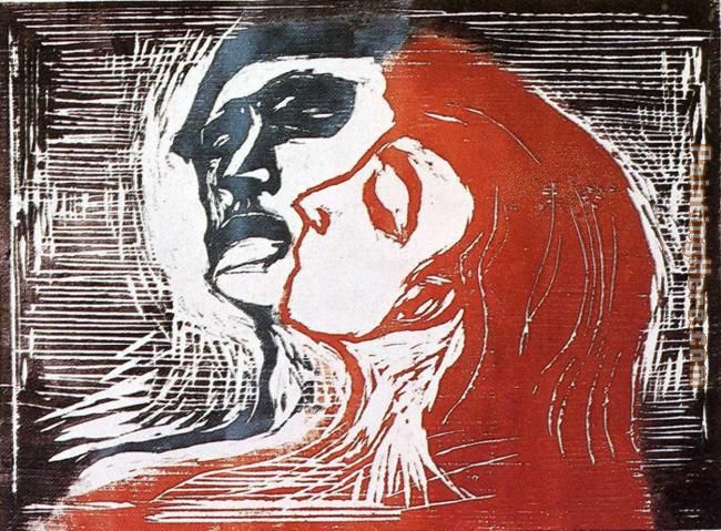 Edvard Munch Man and Woman